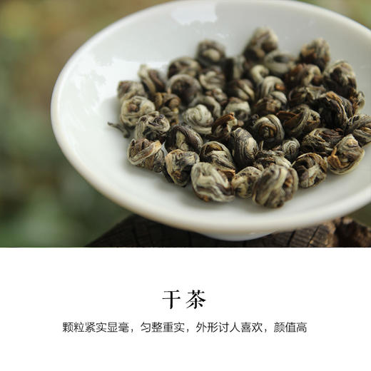 白龙珠 福州茉莉花茶狮子头七窨一提私房茶|75克 商品图1