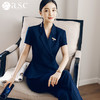艾尚臣夏季新款职业装女装套装气质两件套短袖套裙工作服正装 商品缩略图2