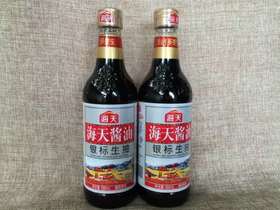500毫升海天银标生抽