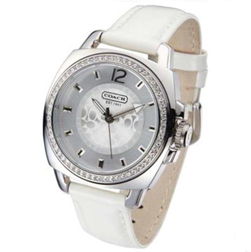 coach蔻驰经典奢华镶钻表盘女士石英手表14501304特价75折