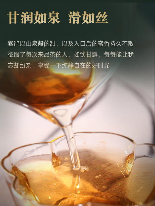 第2份半价！吉顺号普洱茶2017年大树茶紫鹃茶普洱生茶茶叶紫芽紫叶357g 商品图4