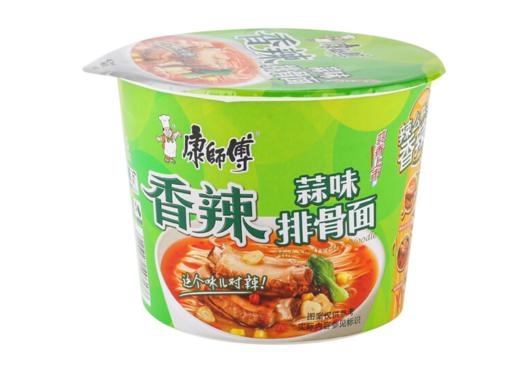康师傅香辣蒜味排骨面   108g /桶 商品图0