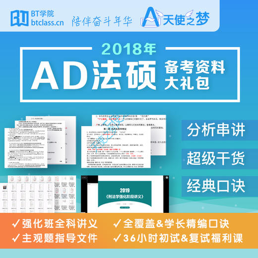 2019AD法硕备考资料大礼包 商品图0