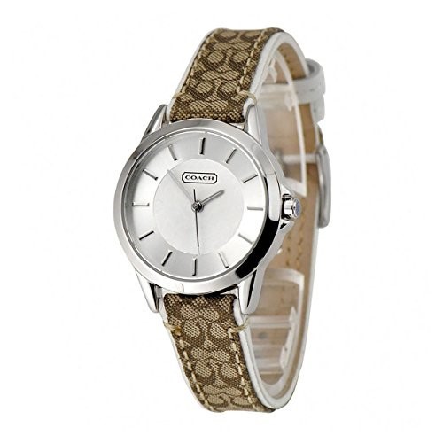 coach 蔻驰 复古风印花皮带 女士皮带手表14501526 特价75折