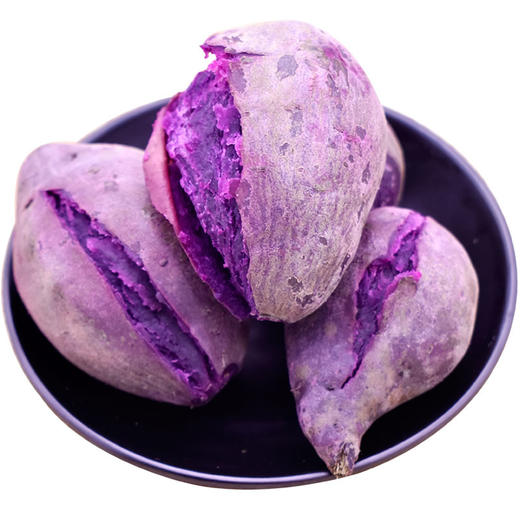 越南迷你小紫薯新鲜现挖农家紫色小红薯小番薯香薯地瓜5斤包邮