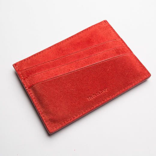 Araldi 卡包 麂皮红色 商品图2