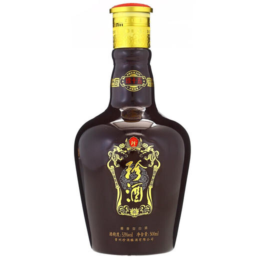 【专享】珍酒 珍十五 酱香型白酒 53度 酒中珍品 珍藏酱香 500ml*6瓶 整箱装（新老包装随机发货） 商品图3