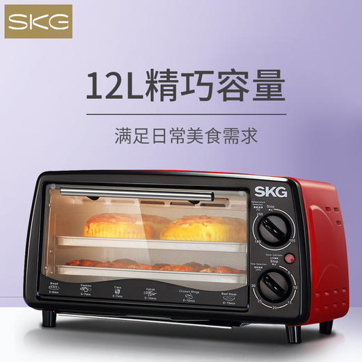 SKG KX1701电烤箱 | 12L精巧容量，满足日常美食需求 商品图0