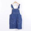 M码蓝色韩版学生女吊带短裙牛仔背带裙连衣裙B4 商品缩略图0