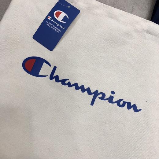 冠军champion帆布包单肩挎包潮牌代购大logo布袋子手提包 实数