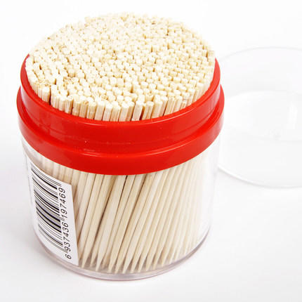 宜洁致优筒装200只竹牙签