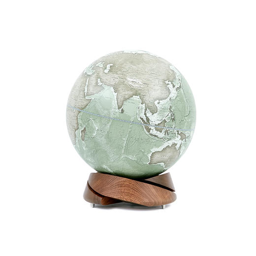 黑胡桃木螺旋圆底地球仪 手工地球仪 | Homely Globe 商品图6