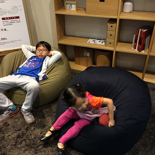 【豆袋懒人沙发】懒人沙发豆袋单人舒适布艺客厅沙发卧室创意可拆洗榻榻米 商品图3