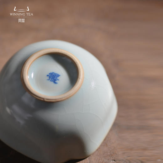 问鼎汝瓷天青收藏款菱式方杯（缺货） 商品图3