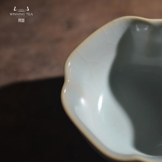 问鼎汝瓷天青收藏款菱式方杯（缺货） 商品图2