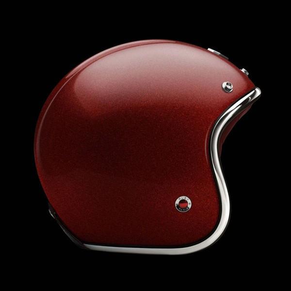 ruby 碳纤维小羊皮内衬头盔半盔3/4盔