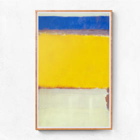 伽罗 JALO 挂画-罗斯科-蓝色黄色和白色 P085/P086（预计10天内发货）