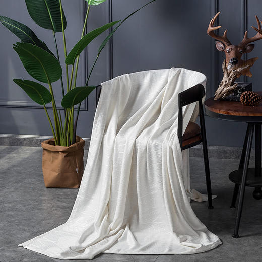 可欣 · 竹纤维雕花抗菌毯 | 真正的100%特级竹纤维，比棉柔软，比丝绸顺滑 商品图0