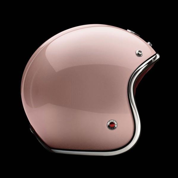 ruby碳纤维半盔小羊皮内衬顶级头盔