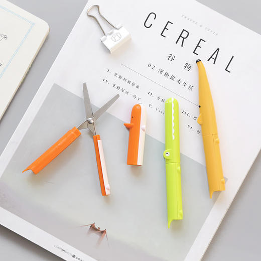 便携式随身笔式小号剪刀笔型创意折叠笔形安全可爱韩版手帐剪刀