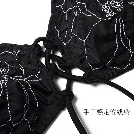 HSIA遐 平角裤分体沙滩泳衣 海边度假性感无钢圈比基尼游泳衣 商品图3