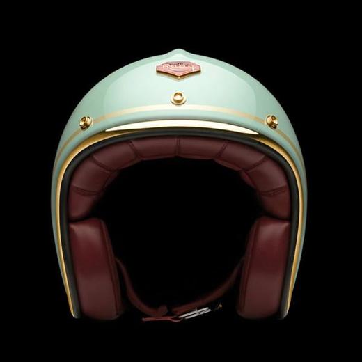 ruby 个性碳纤维超轻头盔复古哈雷印第安vespa踏板半盔杜伊勒里宫