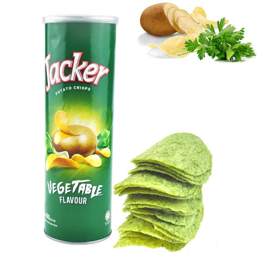160克杰克牌蔬菜味薯片 商品图0