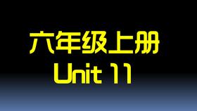 U11知识点与习题