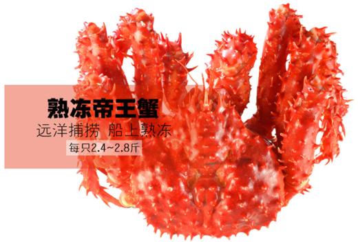 智利帝王蟹——来自南极深海野生帝王蟹  1.2-1.4kg/只 商品图0