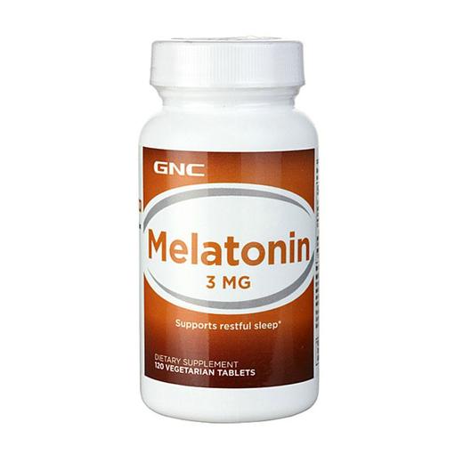 【香港直邮】美国健安喜GNC褪黑素睡眠片3mg 120片 新旧版本随机发 商品图1