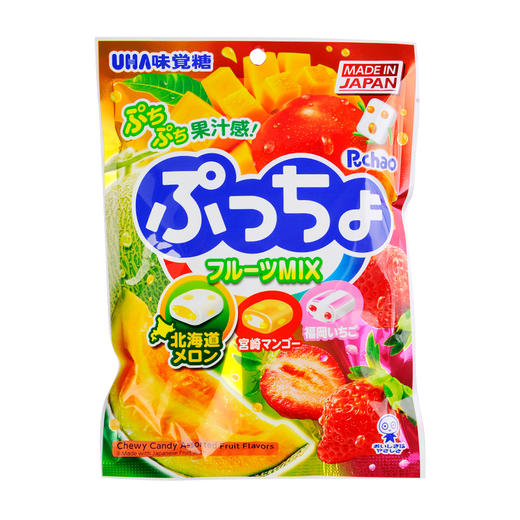 悠哈普超水果味什锦软糖90g 商品图0
