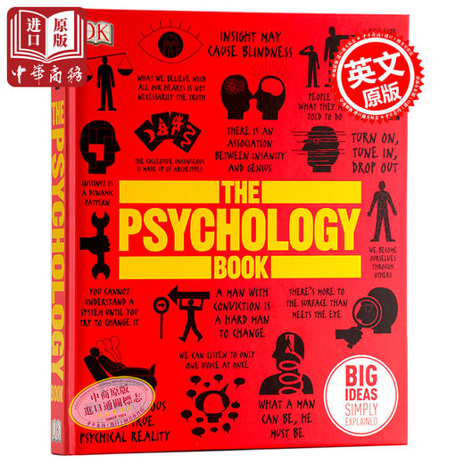 【中商原版】心理学百科 英文原版 DK-Big Ideas：The Psychology Book 商品图1