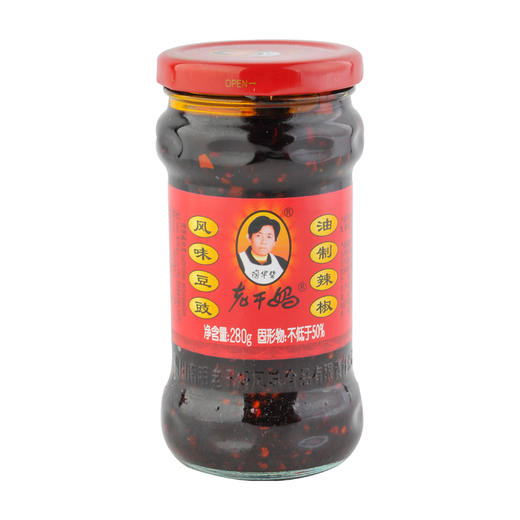 老干妈 风味豆豉油制辣椒 280g/瓶 商品图0