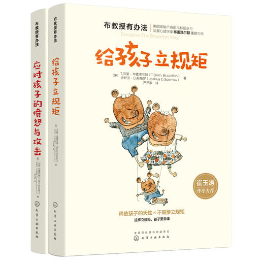 【正版】崔玉涛推荐：给孩子立规矩+应对孩子的愤怒与攻击（共2册） 商品图0