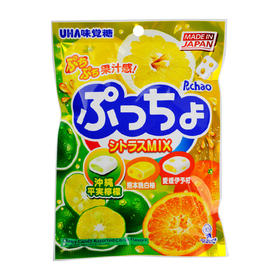 悠哈普超柑橘味什锦软糖90g