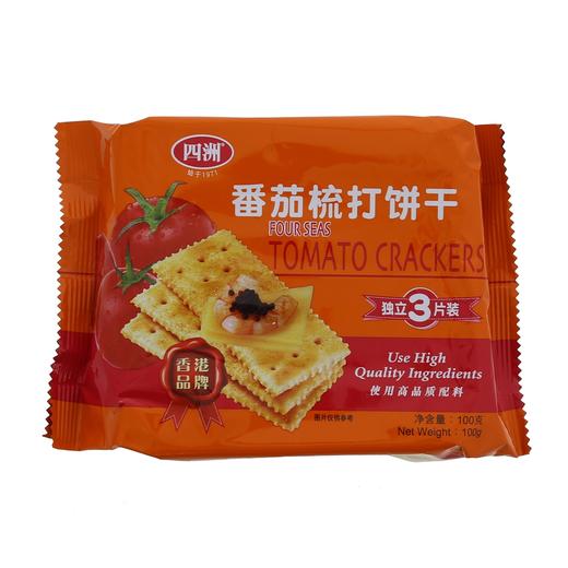 四洲番茄梳打饼干100g 商品图0