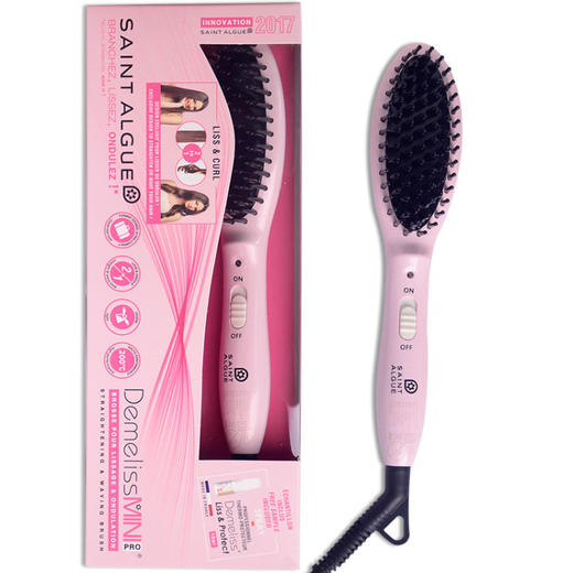 直发梳  法国直发梳 丨Saint Algue法舒特 陶瓷负离子直发梳 mini版 商品图3