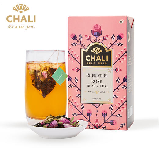 CHALI | 玫瑰红茶三角袋泡茶 特价 商品图0