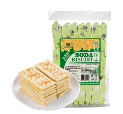 果子町园道香葱味苏打饼干360g 商品图0