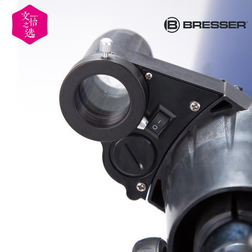 【文怡之选】德国 Bresser宝视德学生便携式天文望远镜 观星观月观景 3倍巴洛增倍镜 商品图6