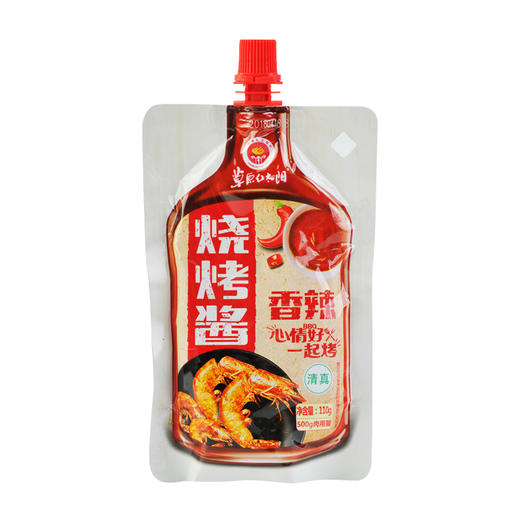 草原红太阳 香辣烧烤酱 110g/袋 商品图0