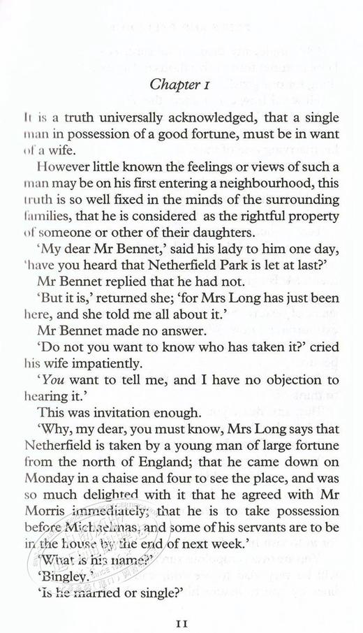 【中商原版】Collectors Library系列：傲慢与偏见 英文原版 Austen, Jane Macmillan UK 英文文学 商品图2