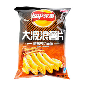 乐事大波浪碳烤五花肉味薯片70g/袋