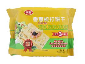 四洲香葱梳打饼干100g