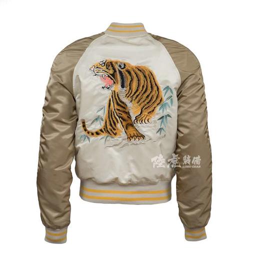 美国进口ALPHA阿尔法MA-1飞行夹克刺绣虎纪念版男女士飞行员外套 商品图2