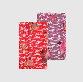 CESARE BRUNI品牌，桑蚕丝印花时尚围巾 YJ459