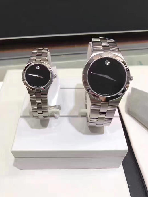 艺术品般的存在！ Movado 摩凡陀经典博物馆系列银色腕表 商品图0