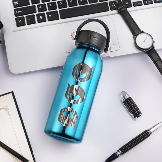 NONOO潮酷夏季玻璃杯杯子 专利杯型 金属镜面 超有范儿 400ml 商品图0