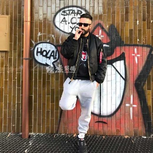 美国Alpha阿尔法飞行夹克MA1男士机车服短款保暖棉衣ma-1 商品图2