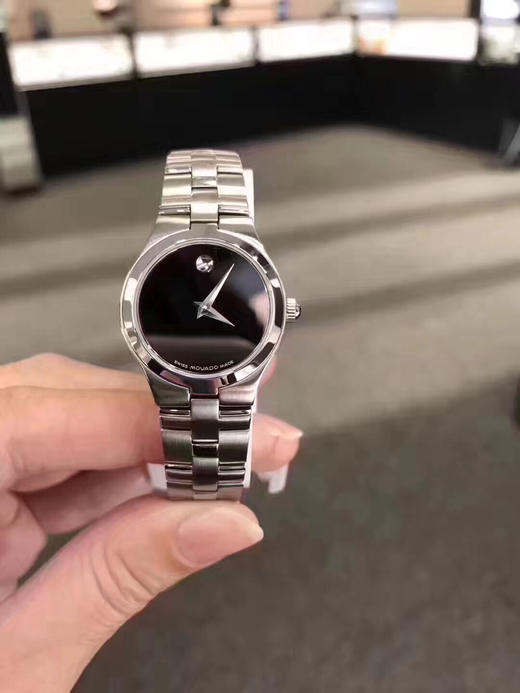 艺术品般的存在！ Movado 摩凡陀经典博物馆系列银色腕表 商品图5